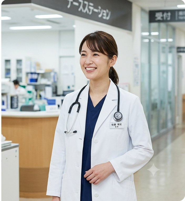 医師コース 女性イメージ